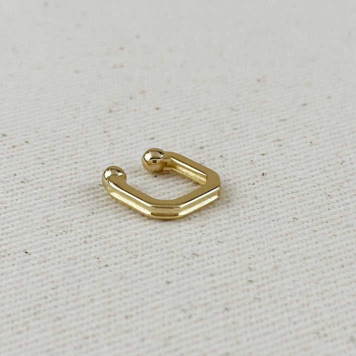 Golden Huggie Earring
