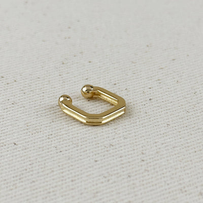 Golden Huggie Earring