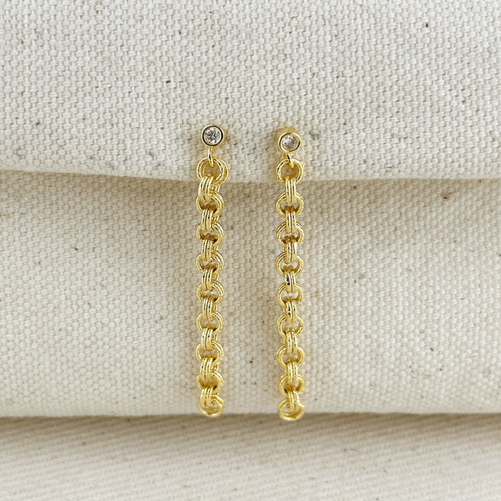 Champagne Glow Earrings