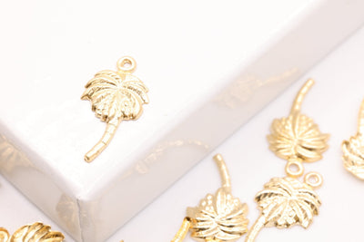 Gold Palm Tree Charm