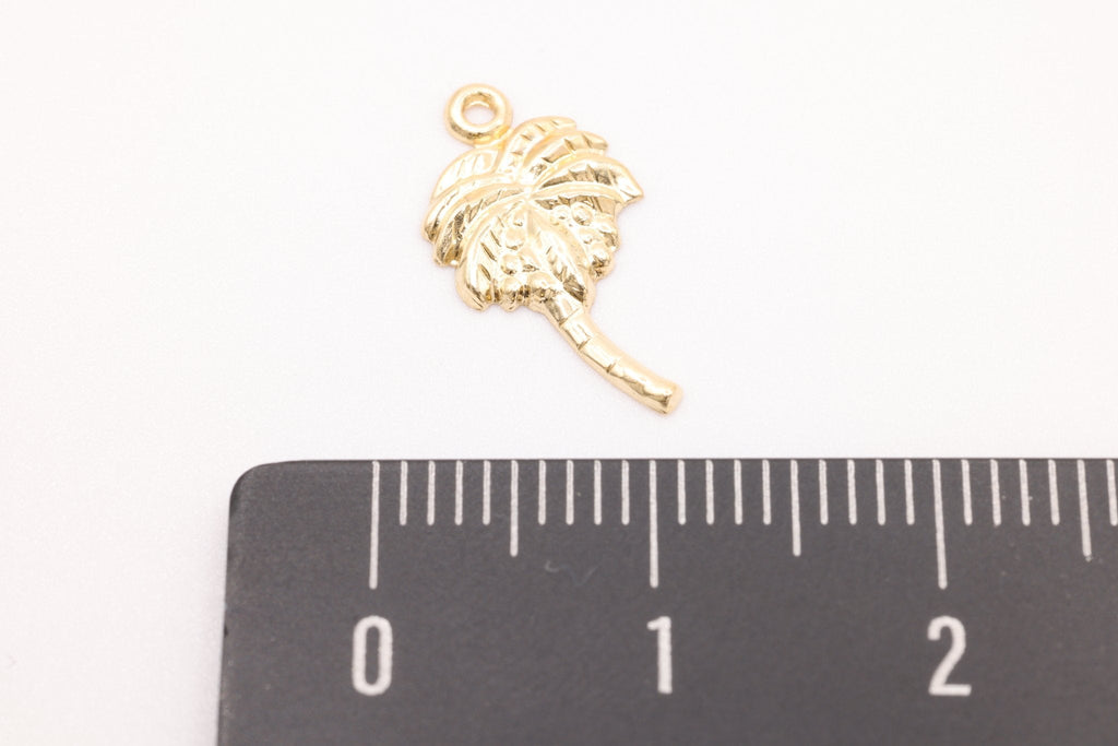 Gold Palm Tree Charm