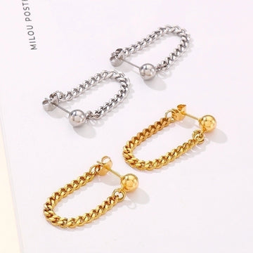 Golden Link Earrings