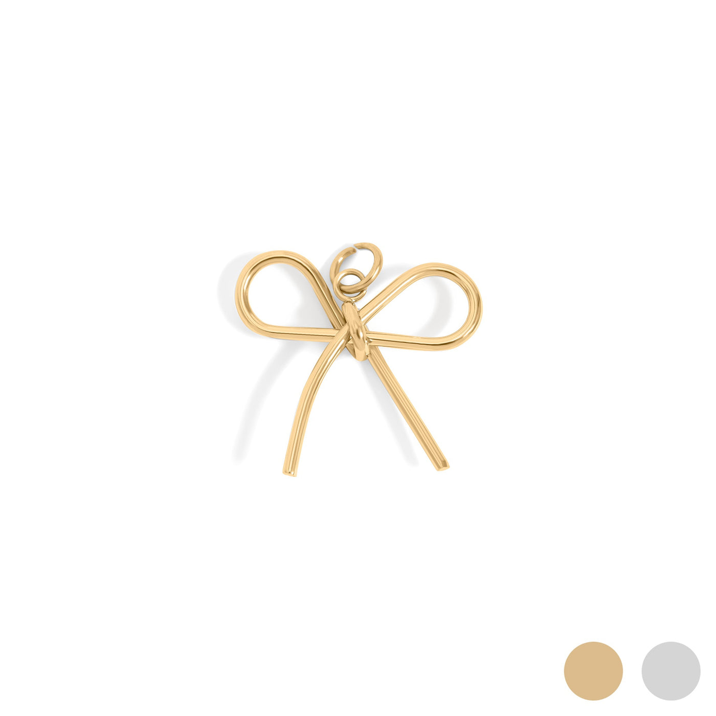 Tied Bow Charm