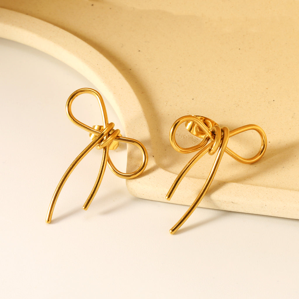Infinity Bow Earrings