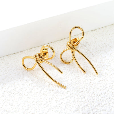 Infinity Bow Earrings