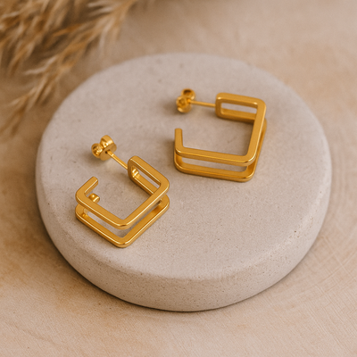 Corner Light Earrings