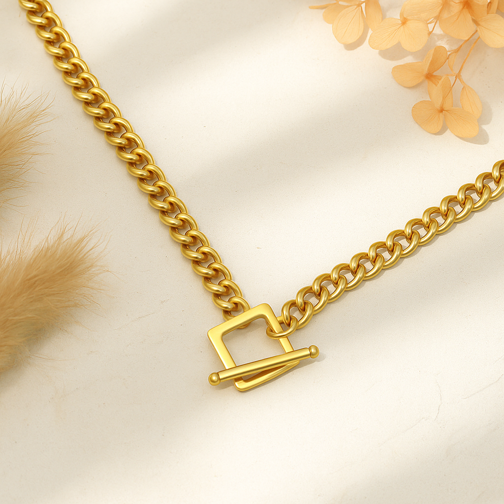 Tiny Flame Necklace