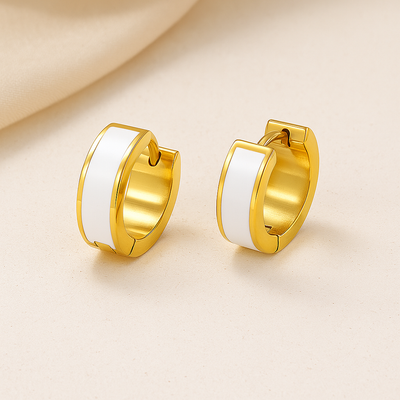 Pale Gold  Hoop Earrings