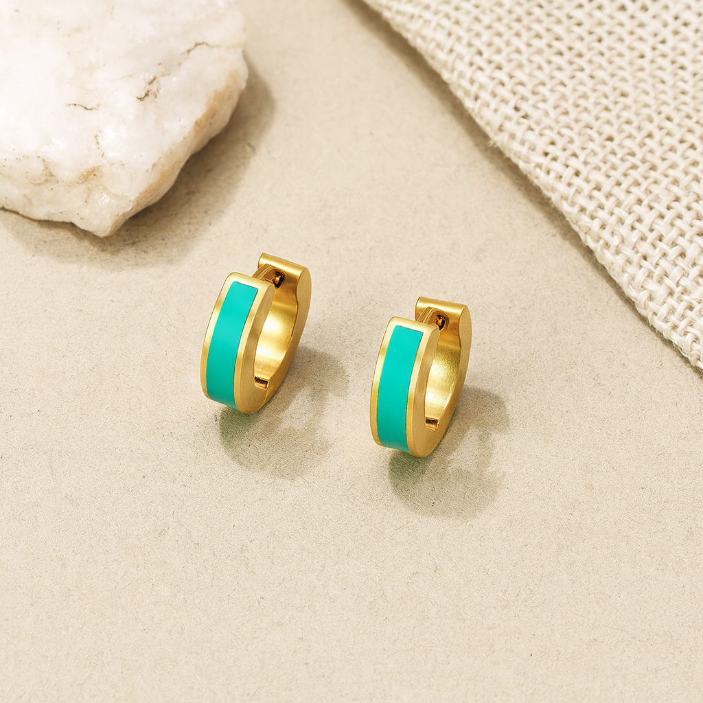 Pale Gold  Hoop Earrings