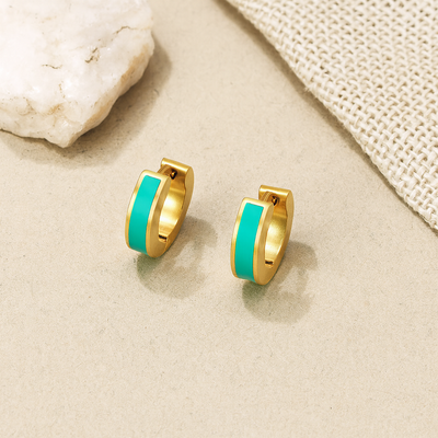Pale Gold  Hoop Earrings