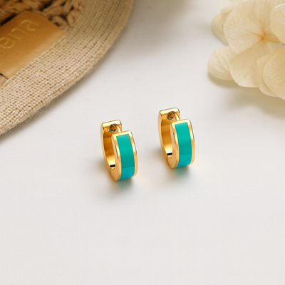 Pale Gold  Hoop Earrings