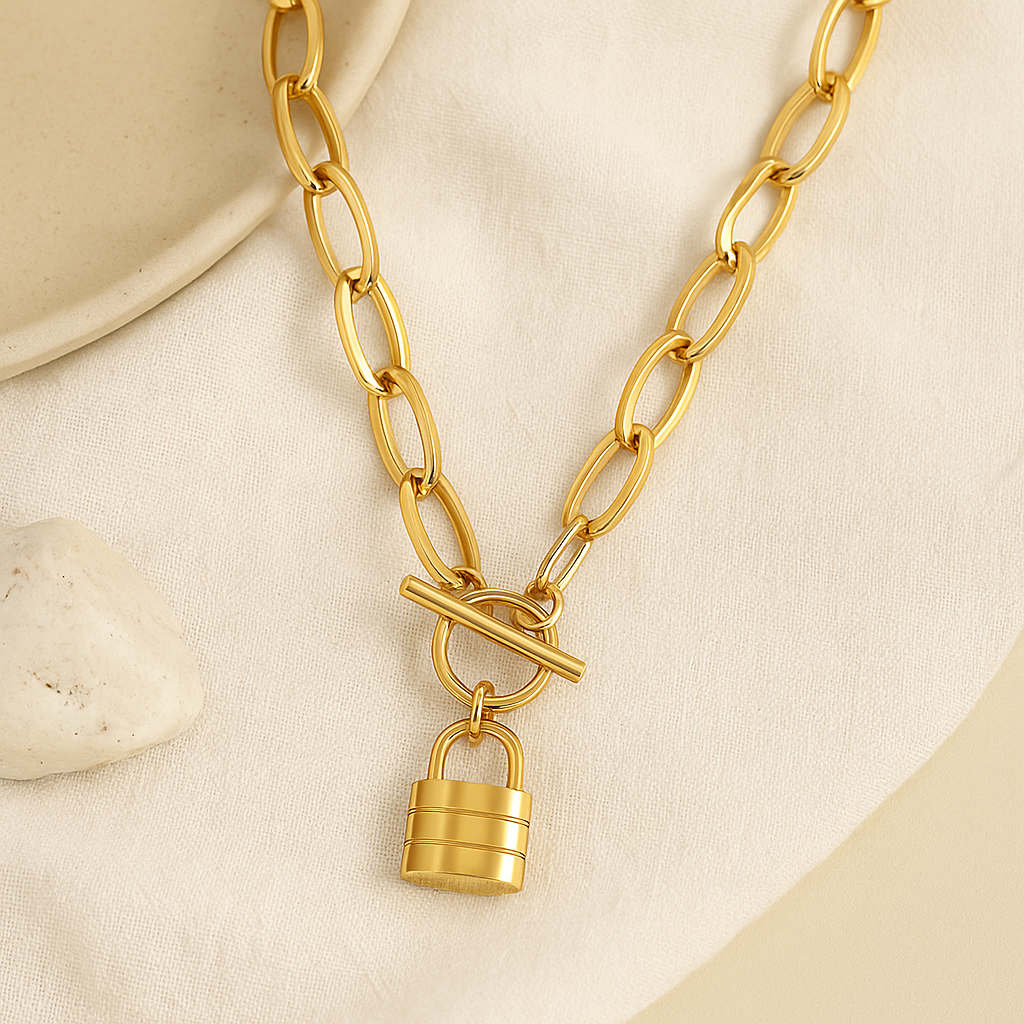 Golden Locket Necklace