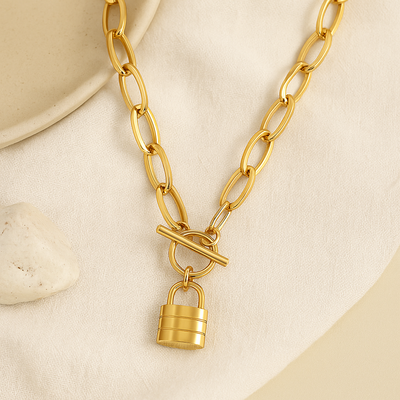 Golden Locket Necklace