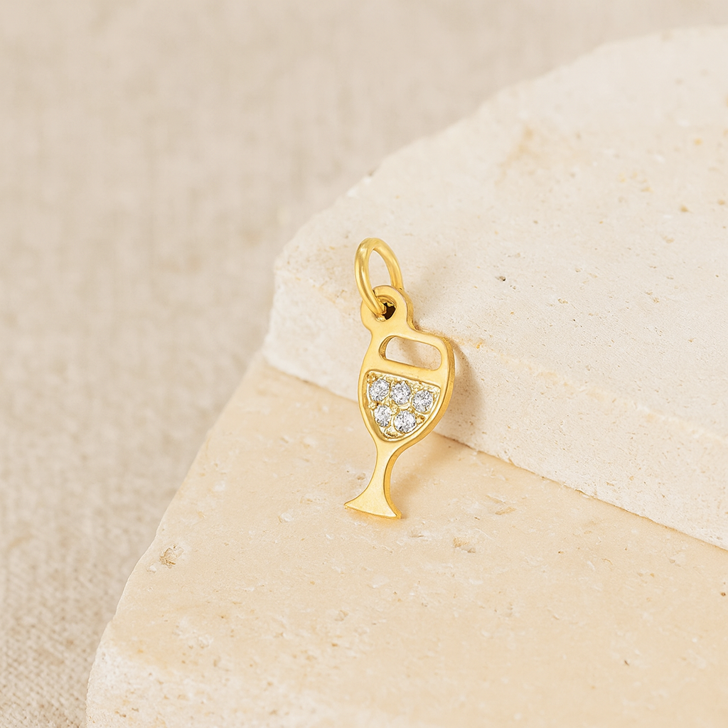 Wine Glass Charm