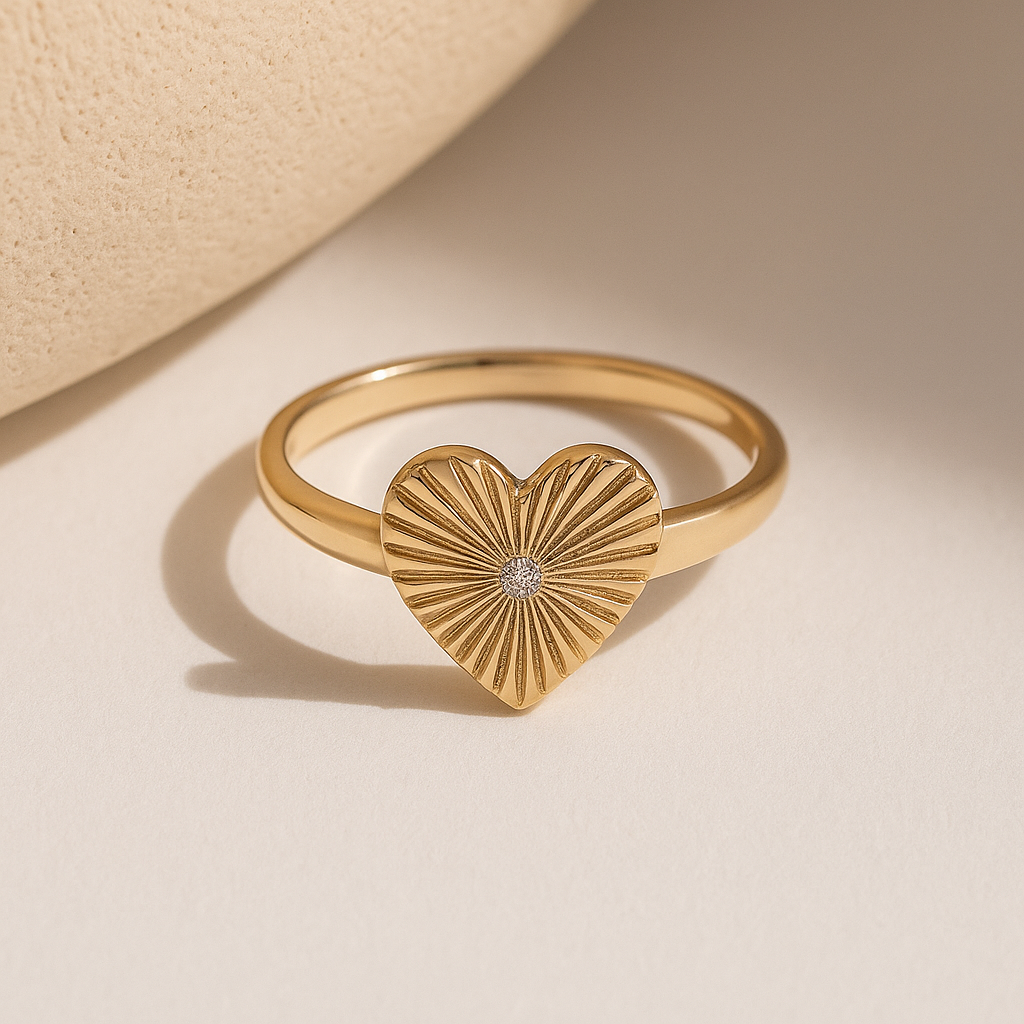 Sunny Heart Ring