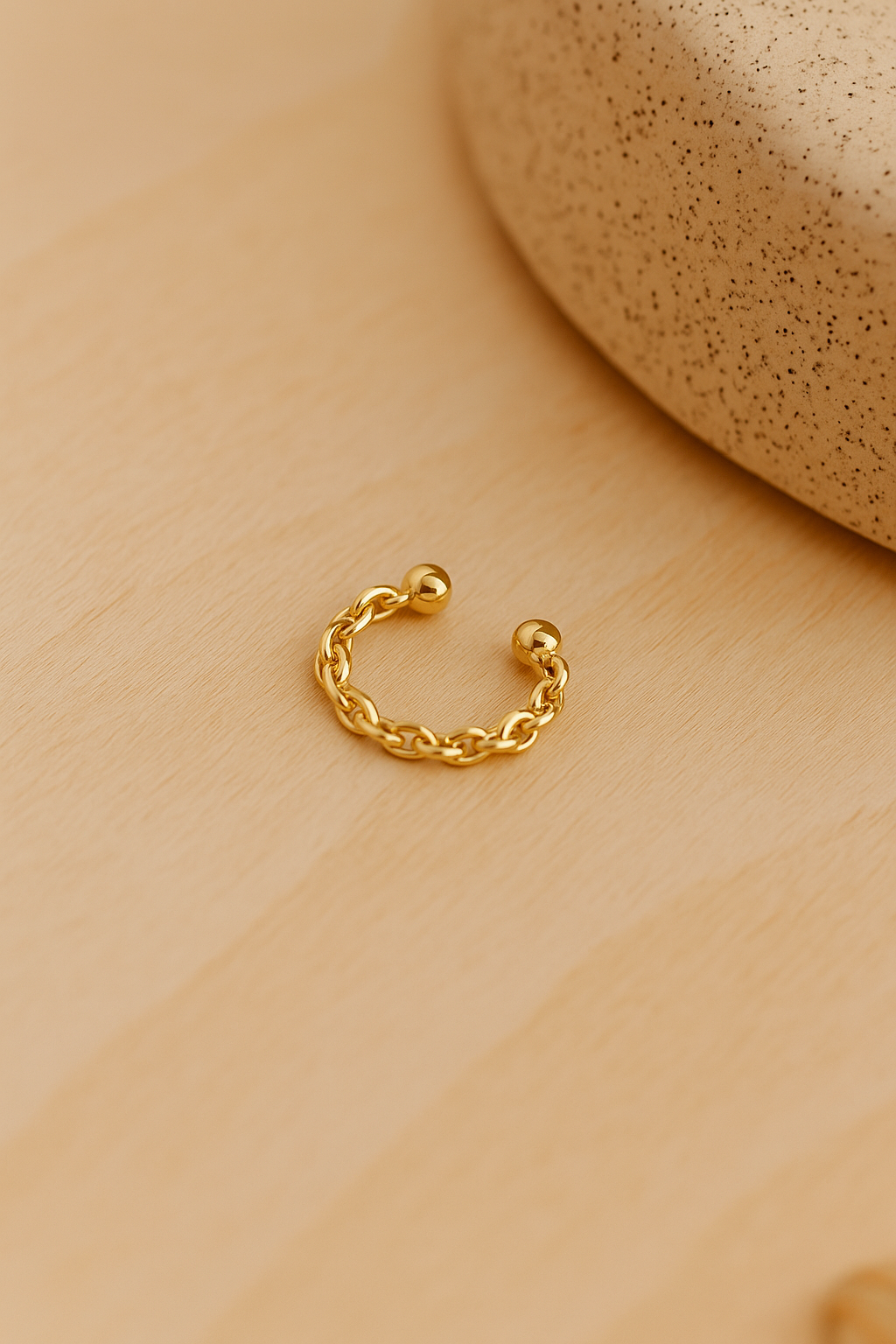 Criss Cross Huggie Earring