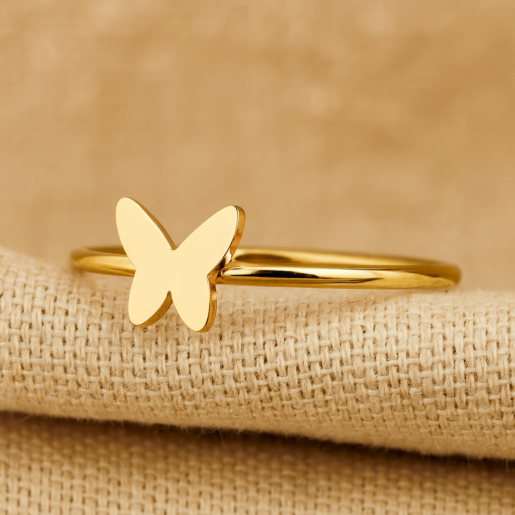 Mystic Butterfly-Heart Ring