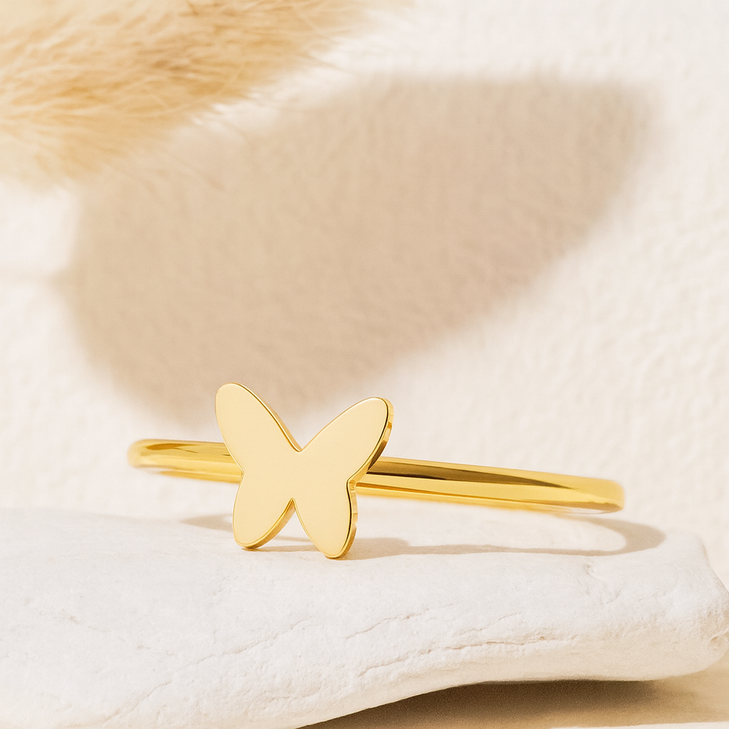 Mystic Butterfly-Heart Ring