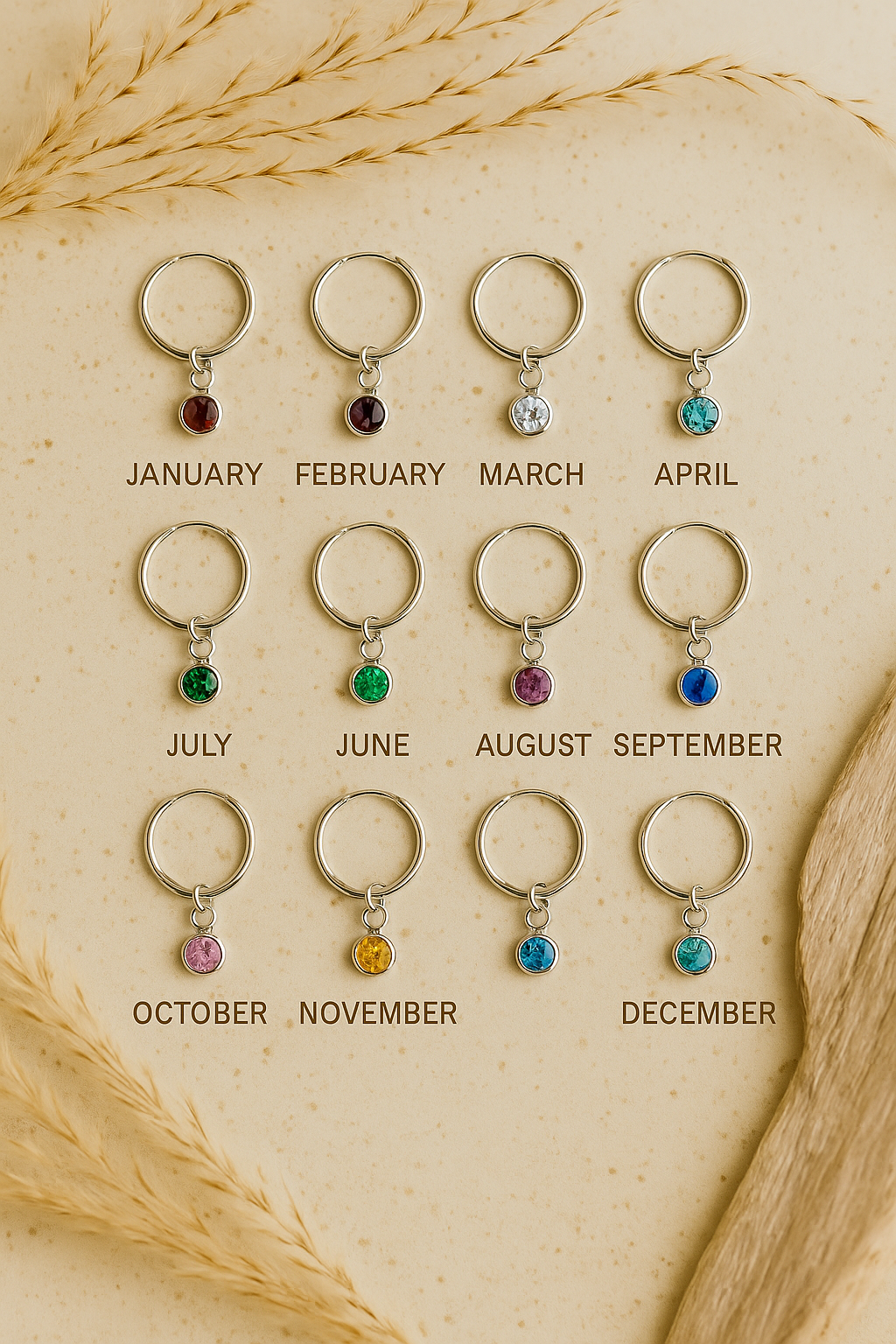 Brilliantly You Birthstone Earrings