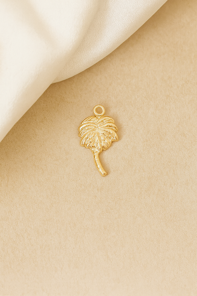 Gold Palm Tree Charm