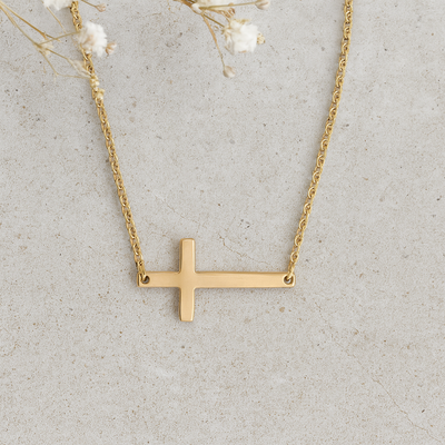 Horizon Cross Necklace