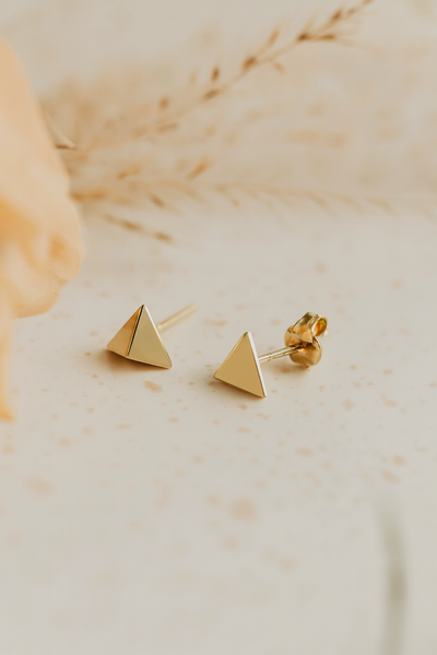 Golden Triangle Earrings