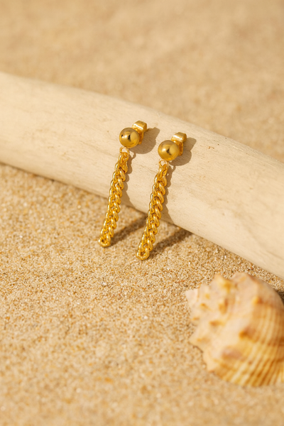 Golden Link Earrings
