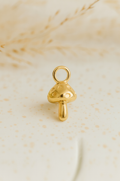 Mushroom Cap Charm