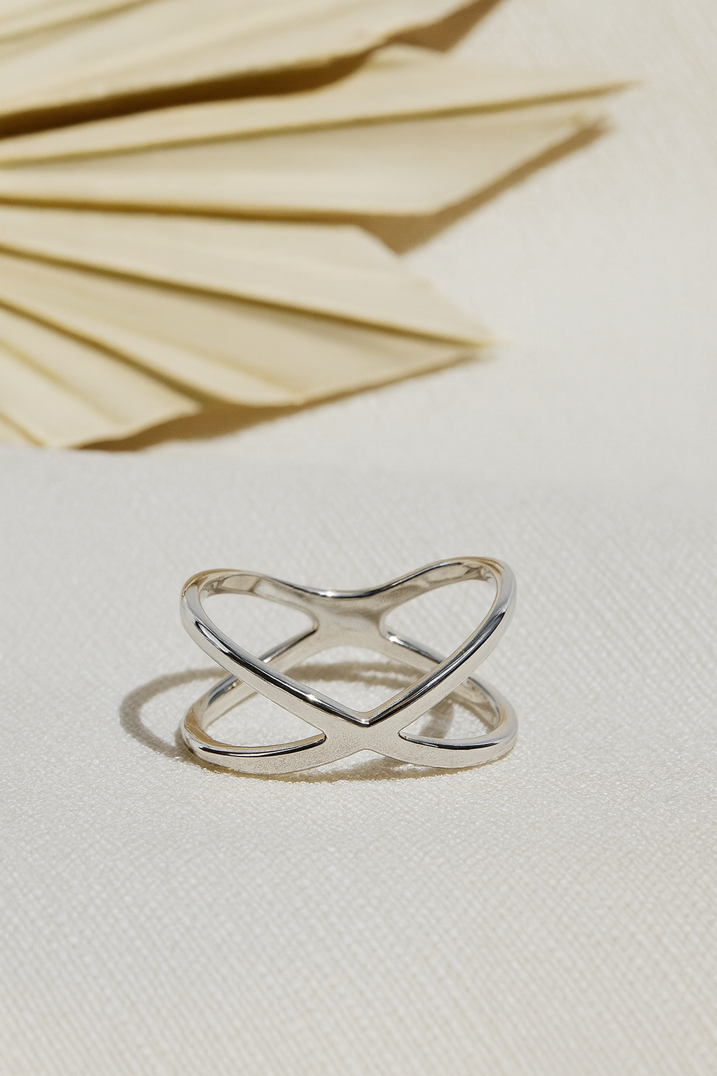 Cross Lines Ring