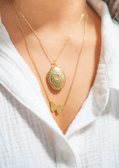 Elegant Butterfly Necklace