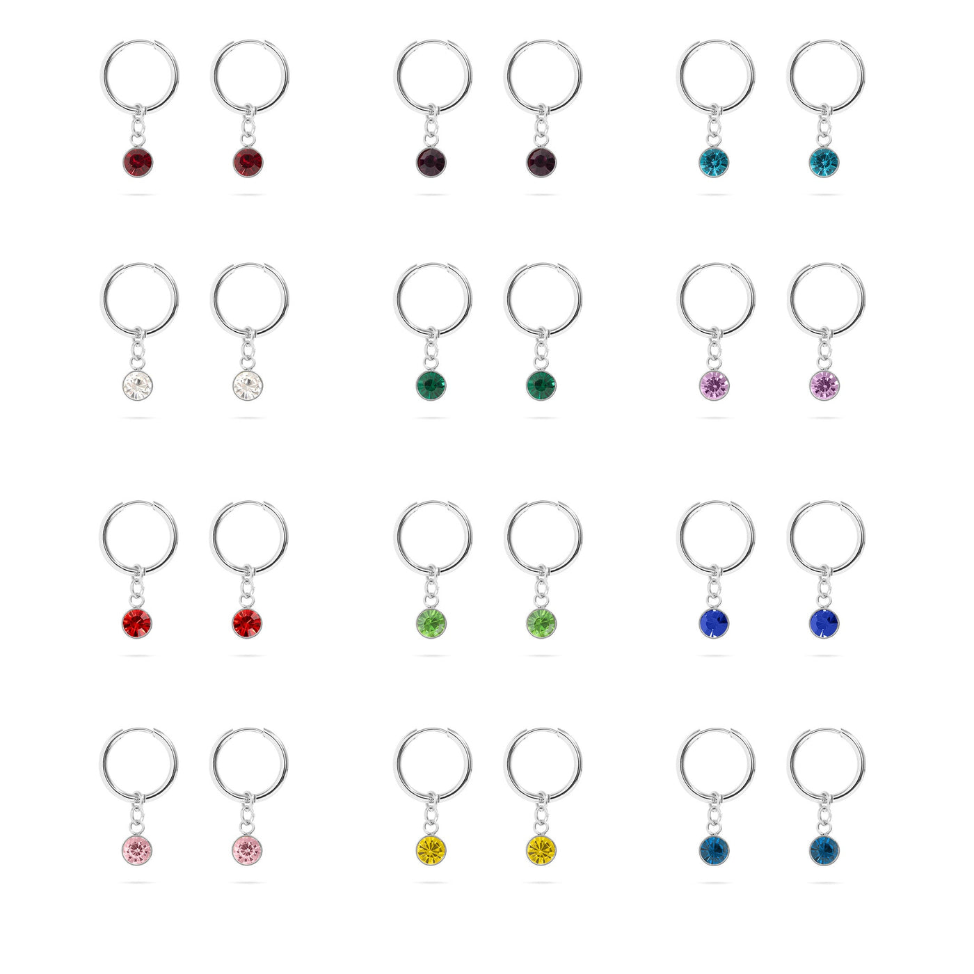 Brilliantly You Birthstone Earrings