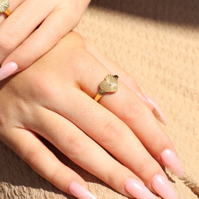 Sunny Heart Ring
