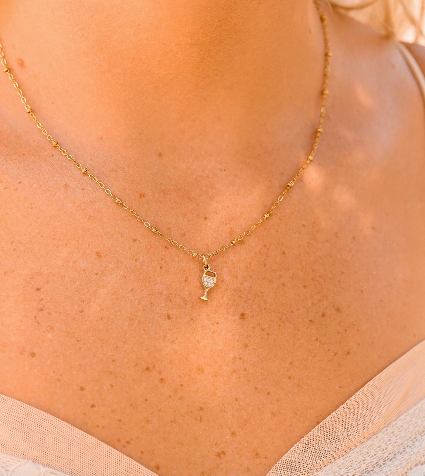 Wine Glass Charm
