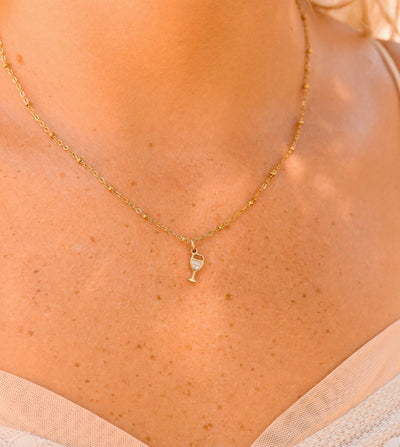 Wine Glass Charm