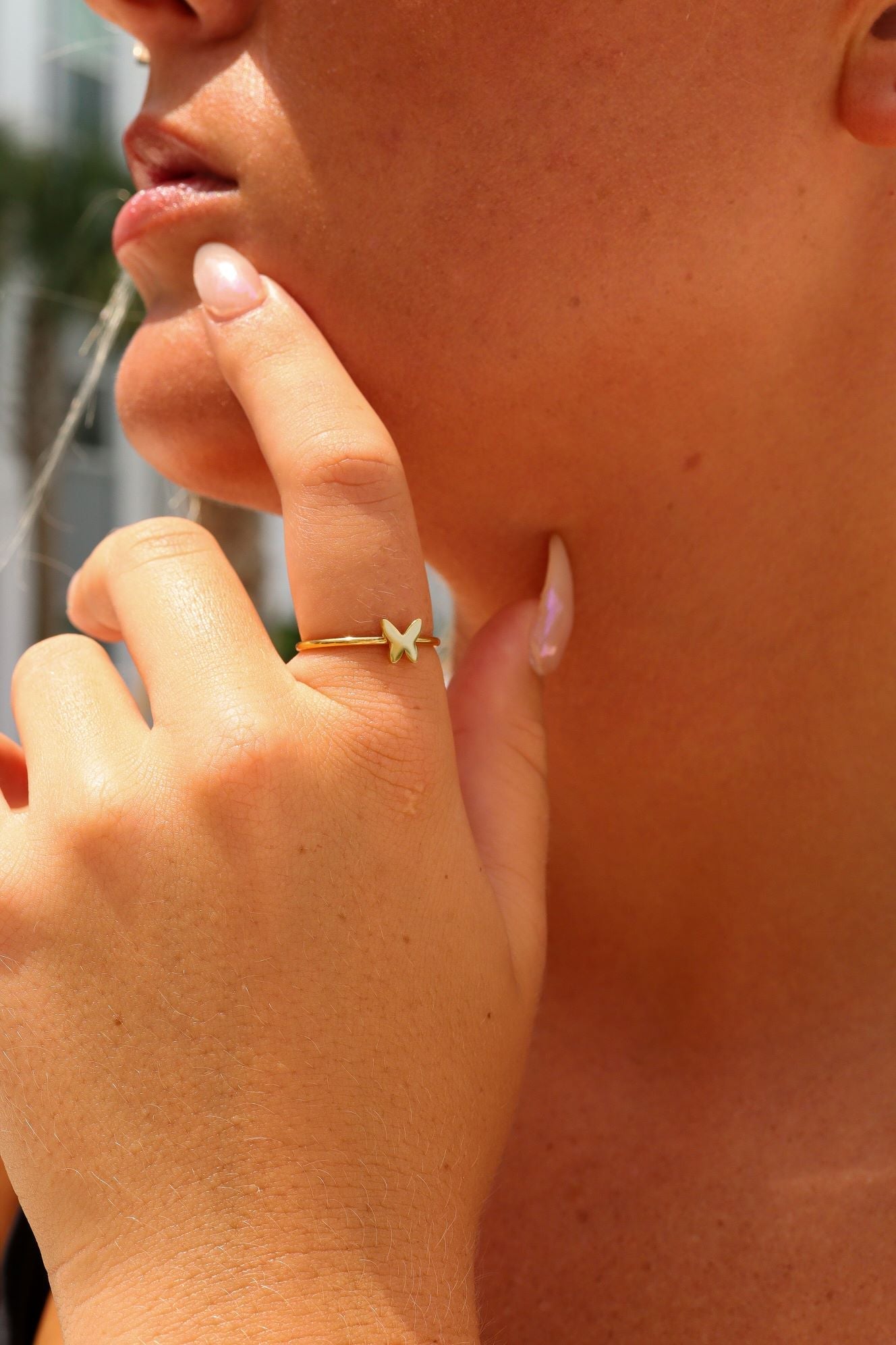 Mystic Butterfly-Heart Ring