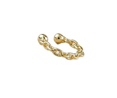 Criss Cross Huggie Earring
