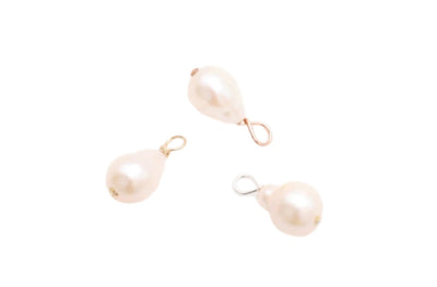 Glowing Drop Pearl Charm