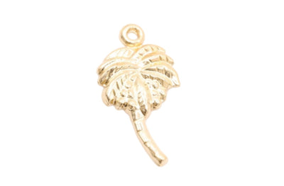 Gold Palm Tree Charm