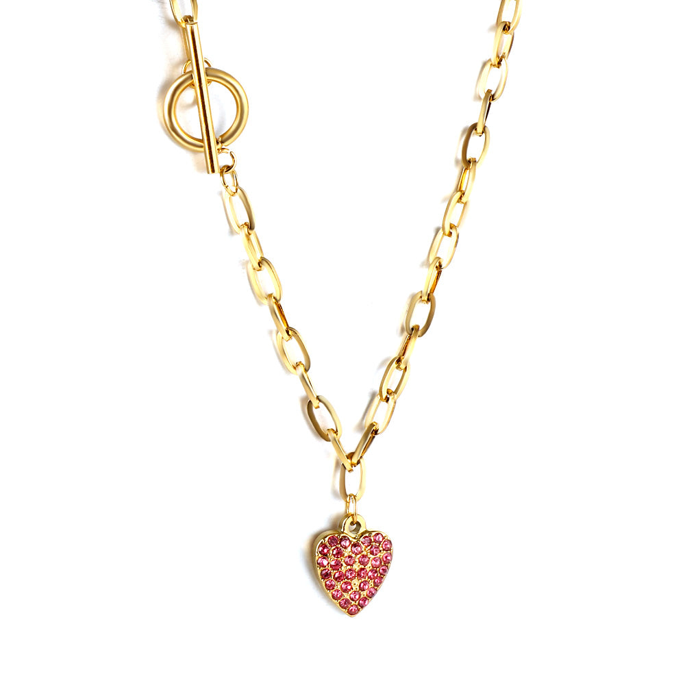 Lovely Red Heart Necklace