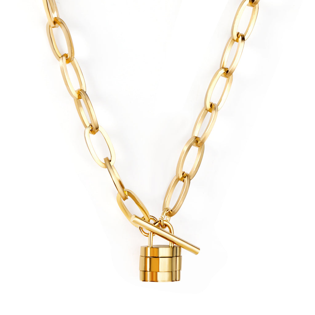 Golden Locket Necklace