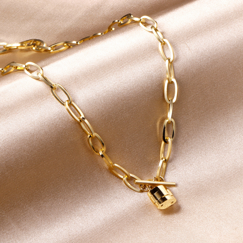 Golden Locket Necklace