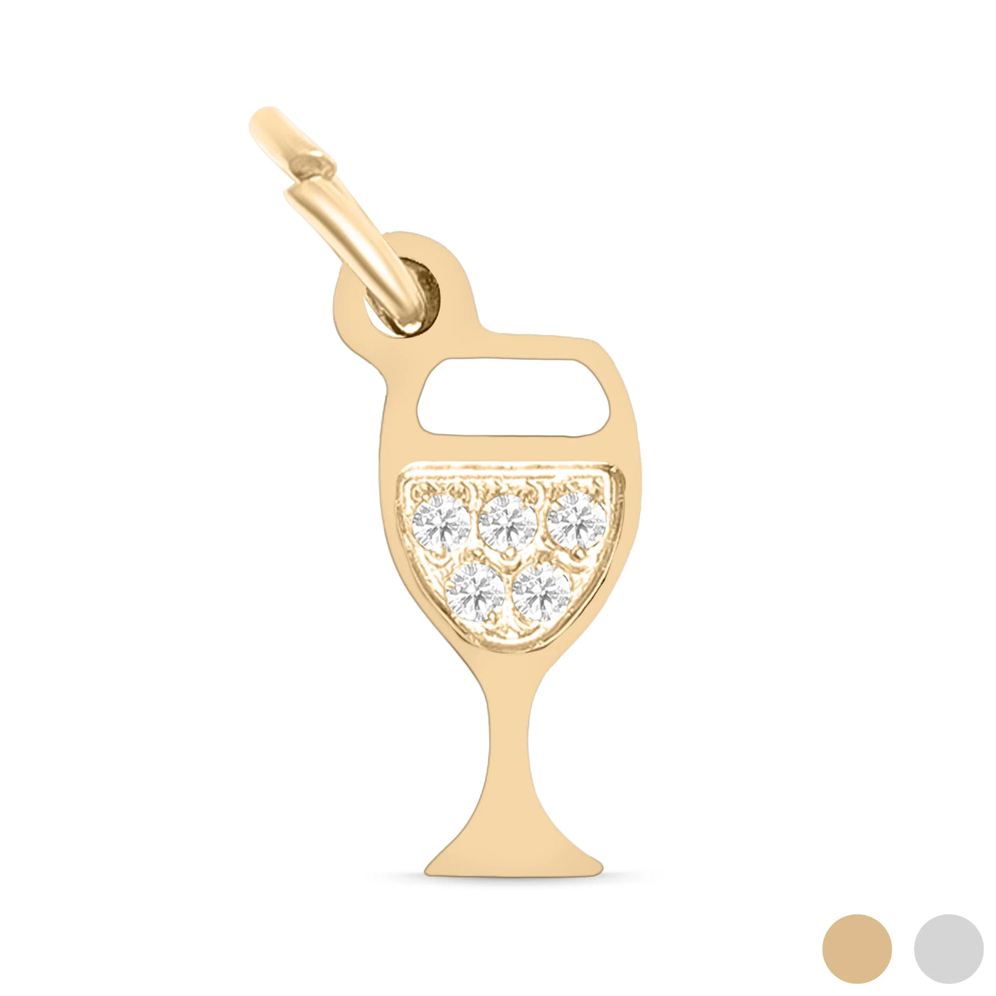 Wine Glass Charm