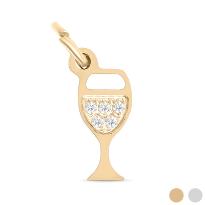 Wine Glass Charm