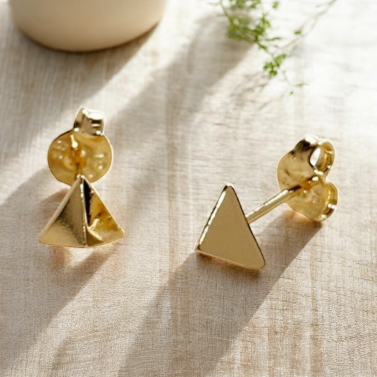 Golden Triangle Earrings