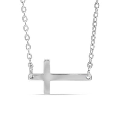 Horizon Cross Necklace