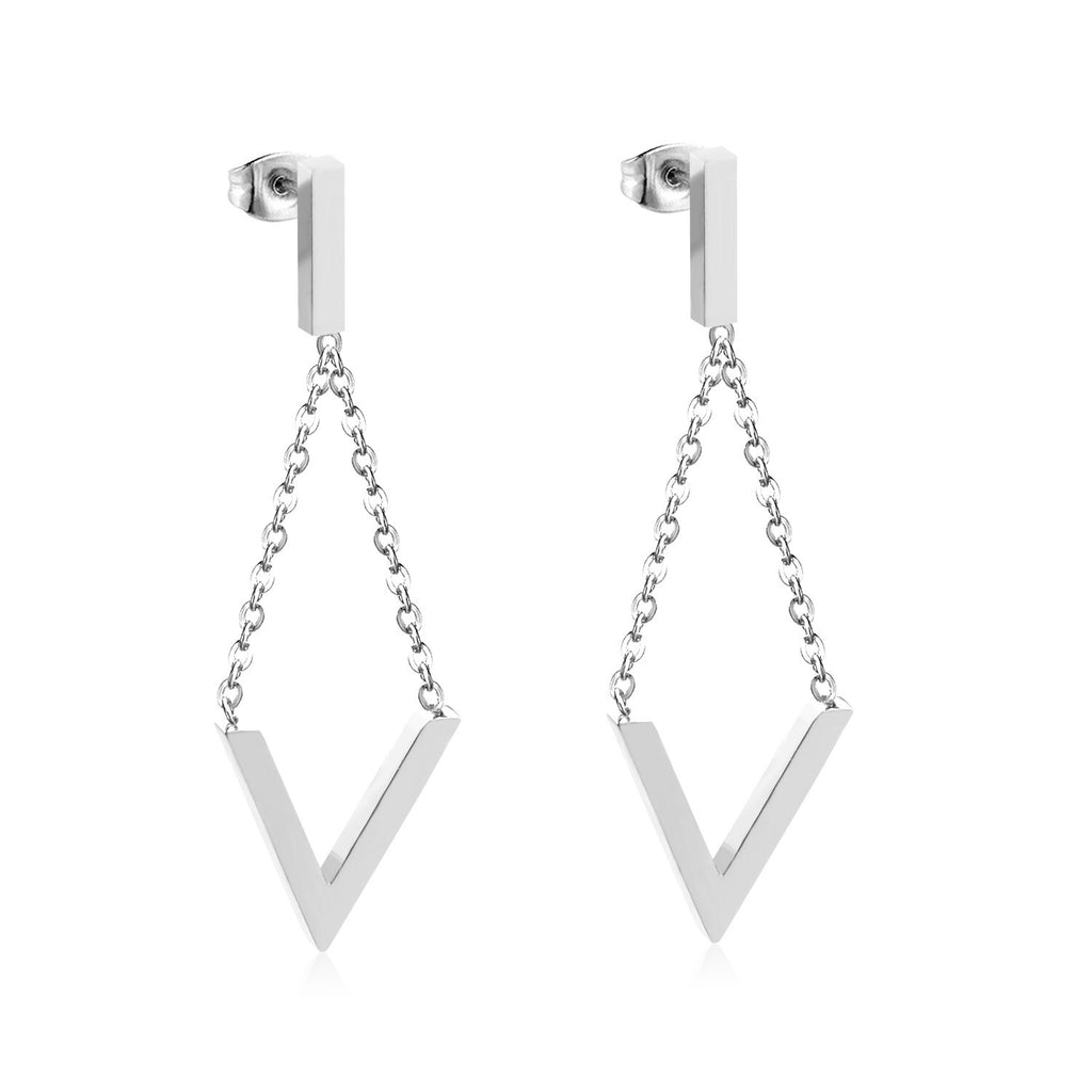 V-Drop  Earrings