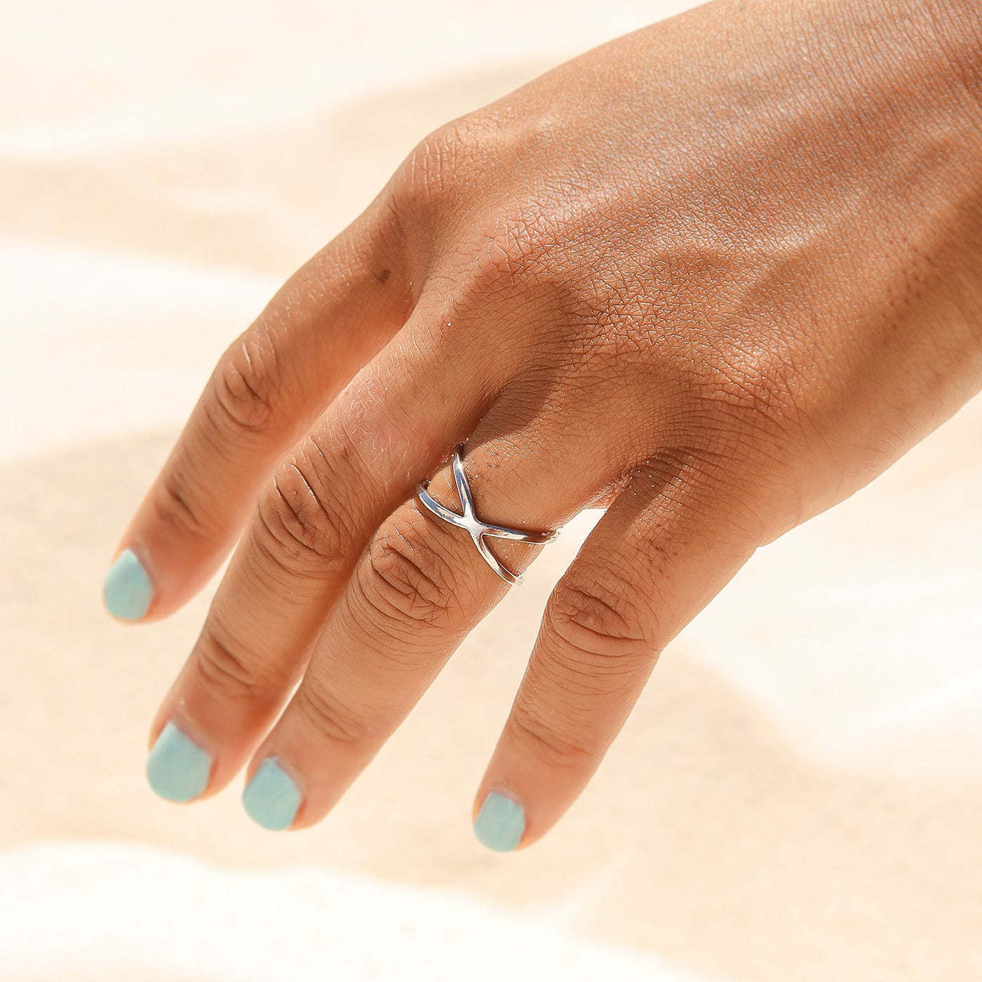Cross Lines Ring