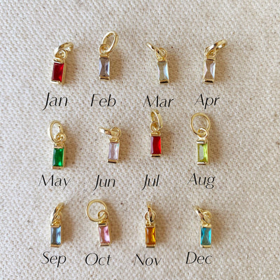 Elegant Birthstone Charms