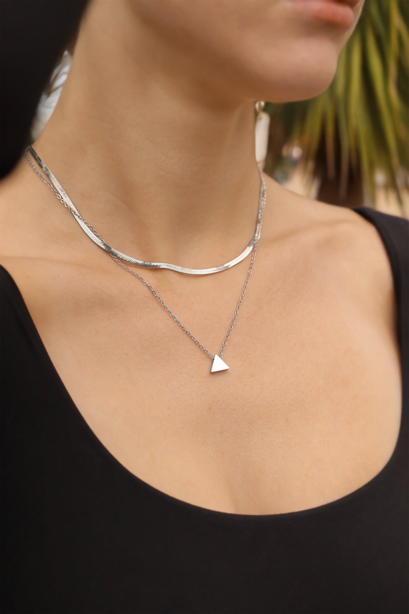 Triangle of Love Necklace