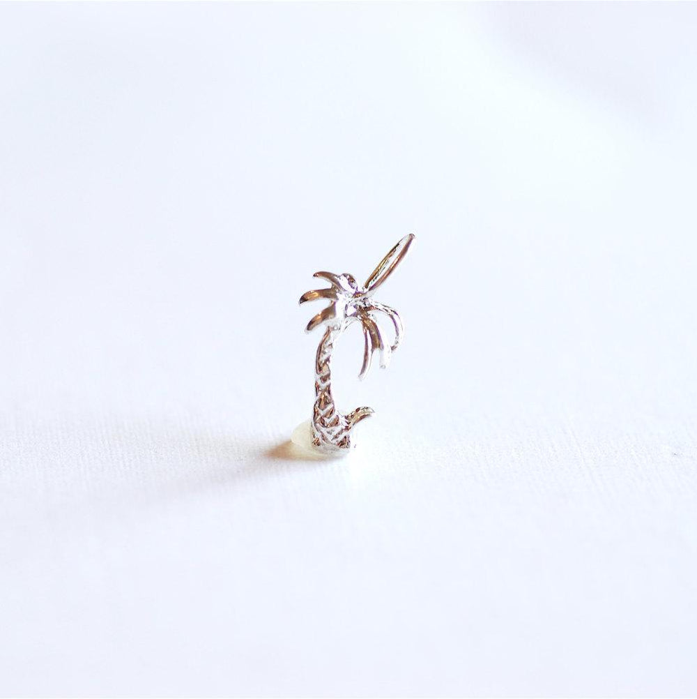 Silver Palm Charm